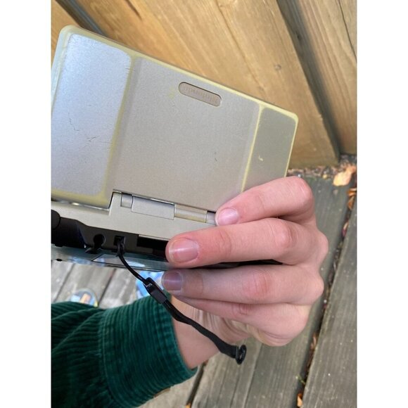 Nintendo DS Fat/NTR NTR-001 Silver Tested Heavy Wear - Picture 2 of 6